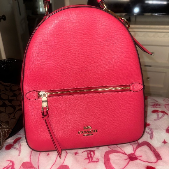 Coach Vibrant Pink Backpack - Picture 1 of 8